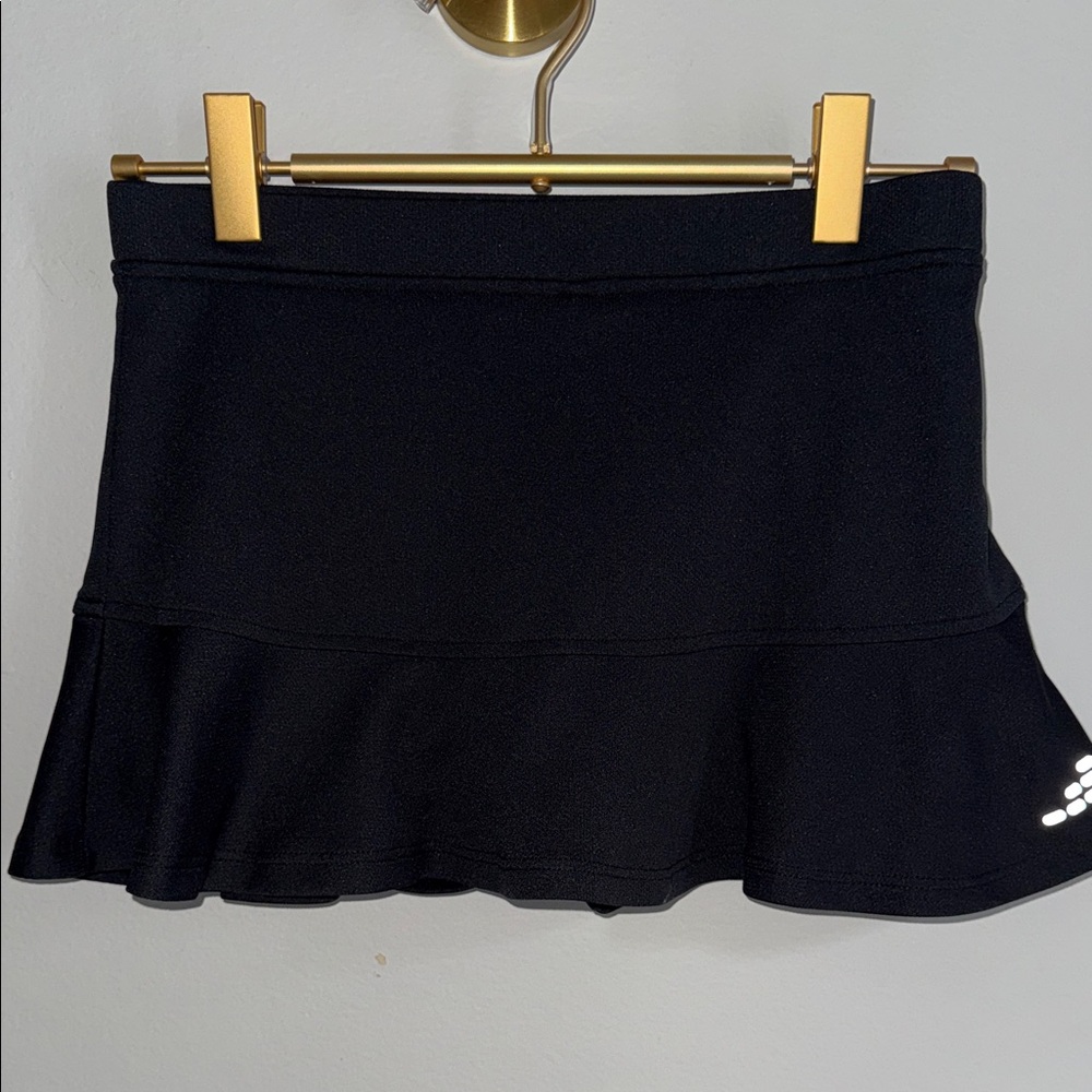 bcg Girls M 8-10 Black Ruffle Hem Skort